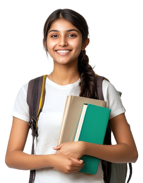 Student collaborating on creative design work